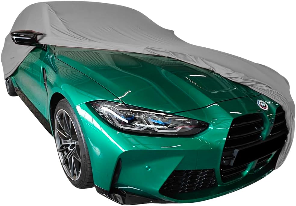 Indoor Autoabdeckung kompatibel mit BMW M3 (G80) SUPER Soft Stretch