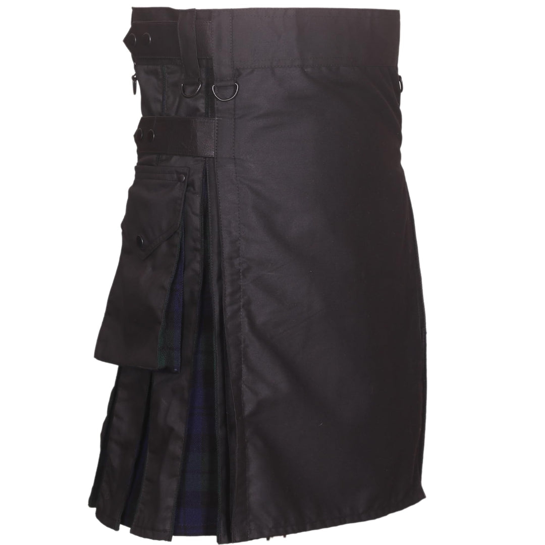 Hybird Utility-Kilts mit Lederriemen für Herren 46 Black Watch, 46 Black Watch