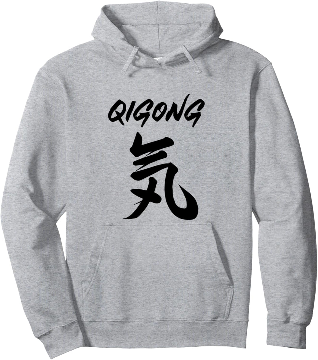 Qigong-Kalligraphie-Design für Qi-Gong-Anfänger oder -Lehrer Pullover Hoodie