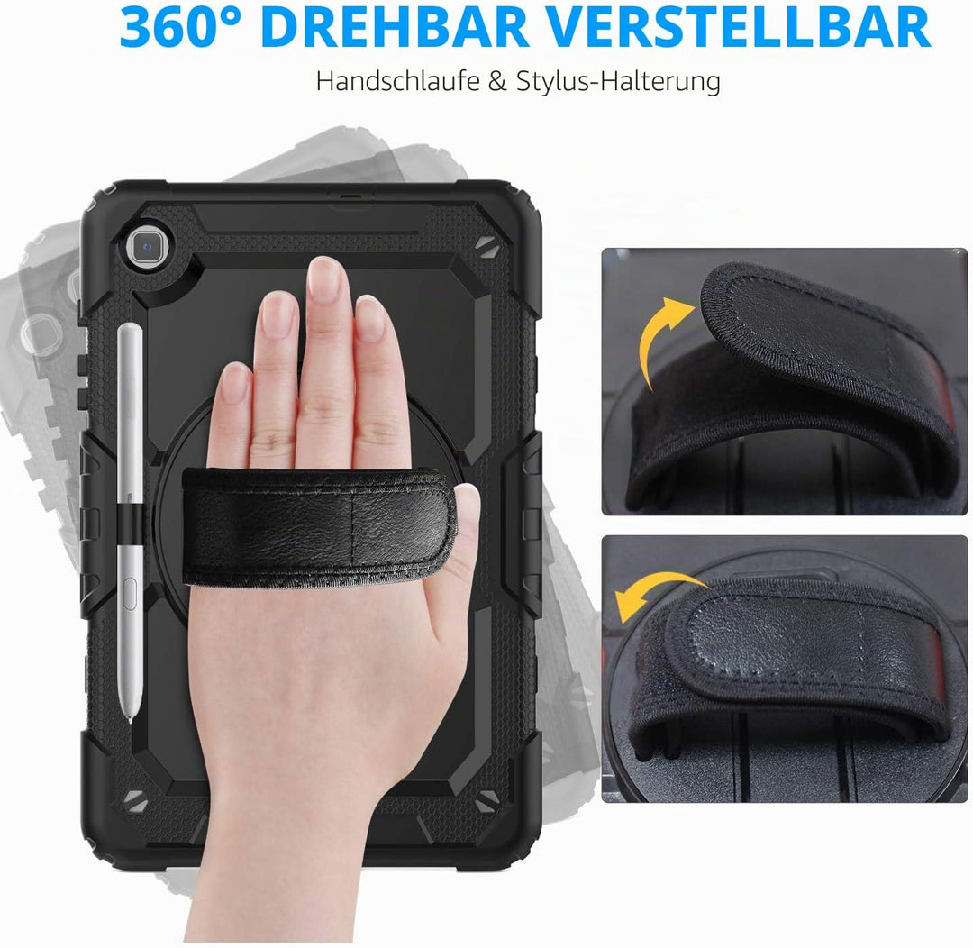 Timecity Tasche für Samsung Galaxy Tab S6 Lite, 10,4 Zoll 2024/2022/2020 mit Bildschirmschutz, Heavy