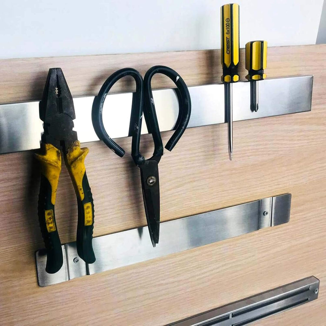 Edelstahl Messerhalter 40cm Magnetleiste Messerblock Magnet Messerleiste Küchenmesser Universal Mess