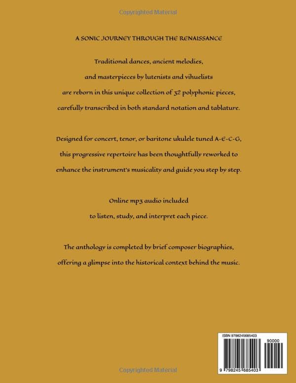 Renaissance Sounds and Dances for Ukulele, Taschenbuch