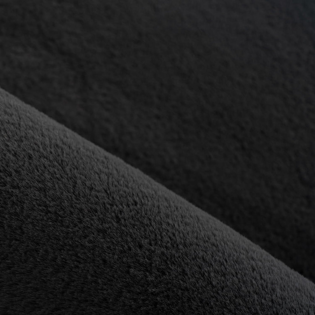 Weicher Hochflor Teppich Wohnzimme Waschbarer Teppich im modernen Stil Unicolor & Einfarbig Läufer T