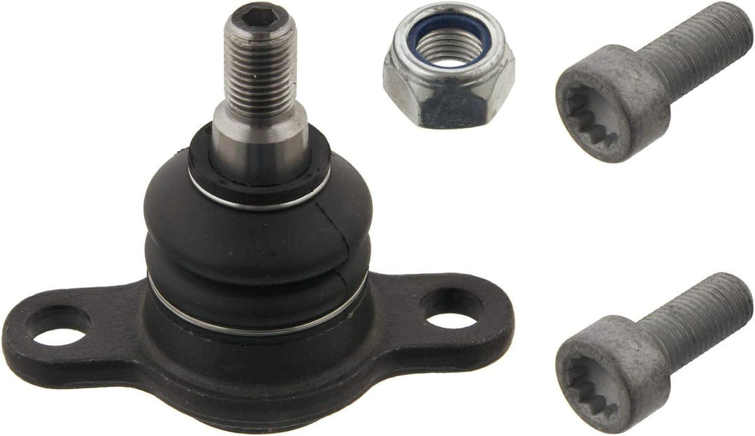febi bilstein 29673 Spurstangenendstück mit Sicherungsmutter, 1 Stück & 30858 Traggelenk mit Sicheru