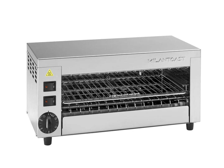 MilanToast 420.100 Edelstahl Durchlauftoaster, 23cm Höhe, 43cm Breite, 23cm