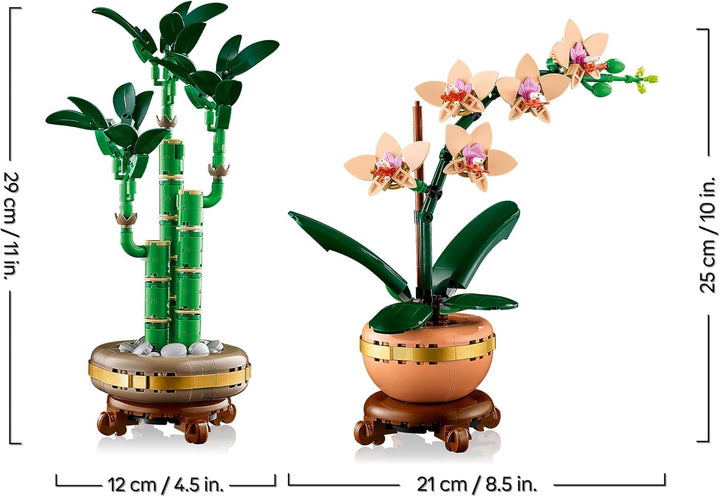 Lego Bambus & Mini Orchidee (10343, 10344), Lego Blumen Neuheiten Kombi – Zwei Lego Icons Blumen als