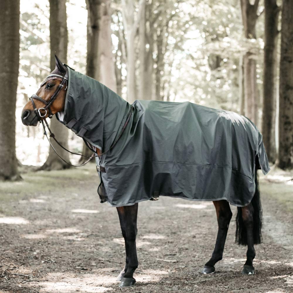 Kentucky Horsewear Horse Rain Coat Regendecke, Grösse:125-140, Farbe:grau 125-140 grau, 125-140 grau