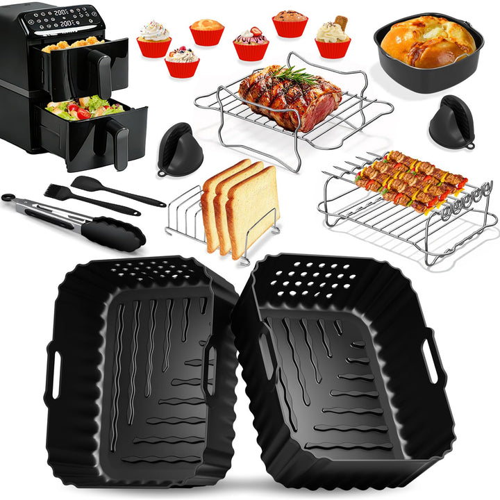 Heissluftfritteuse Zubehör für Philips Airfryer 4000 Series 10L, Silikonform Heissluftfritteuse Zube