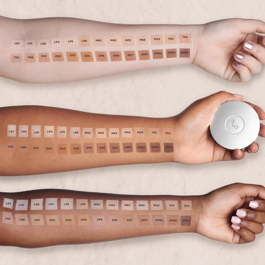 Pur Minerals 4-In-1 Pressed Mineral Makeup Light, 0.28 Ounce 47007813 Ln6 Light 8 g (1er Pack), Ligh