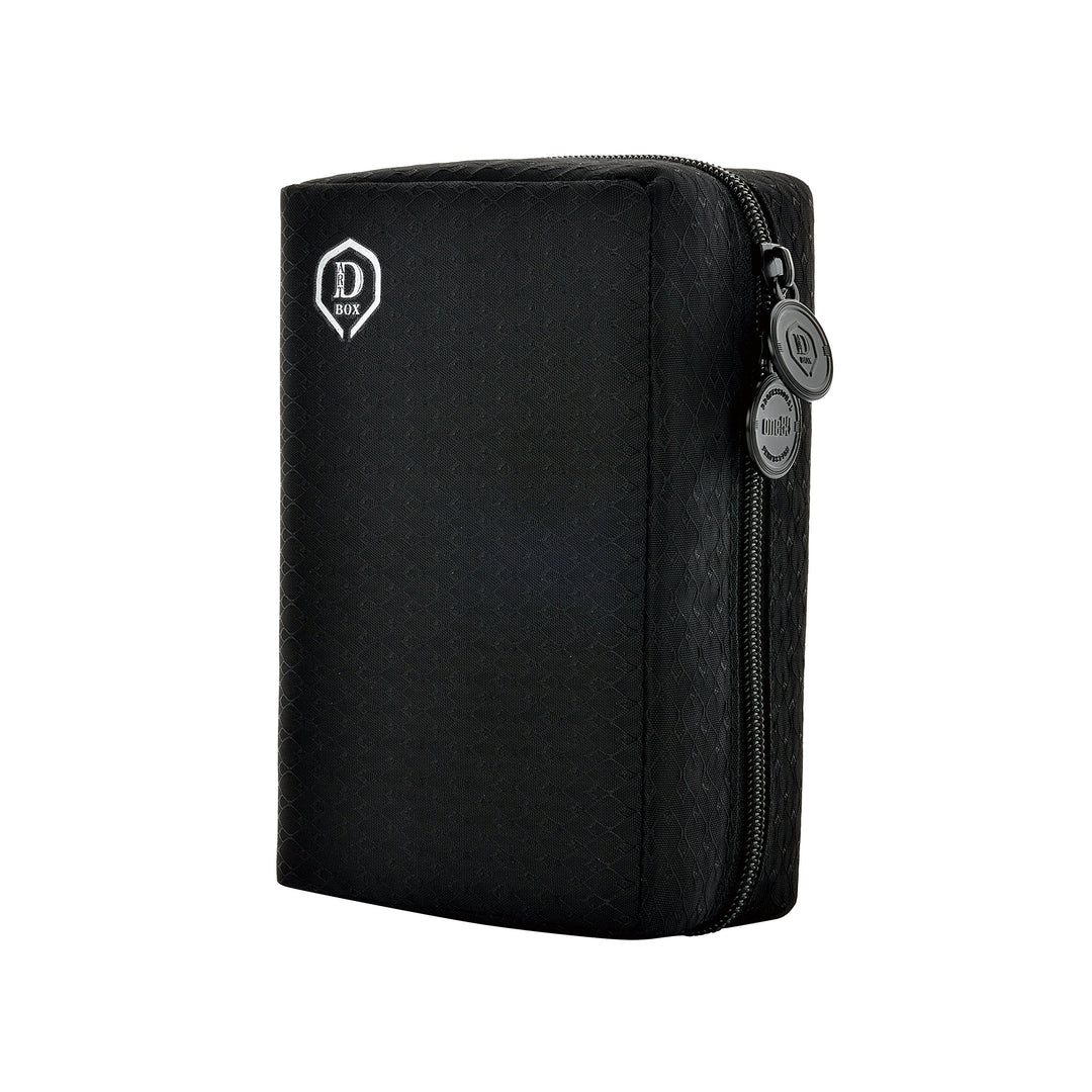 ONE80 Double Darttasche für Darts Dart Wallet Dart Cases Schwarz, Schwarz