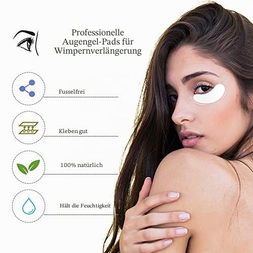 100 Paare Augenpads Wimpernpads für Wimpernverlängerung Wimpernlifting Wimpern Färben Wimpern Augen