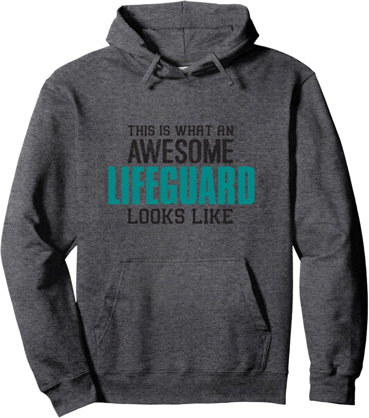 So sieht cooler Rettungsschwimmer aus Geschenk Bademeister Pullover Hoodie