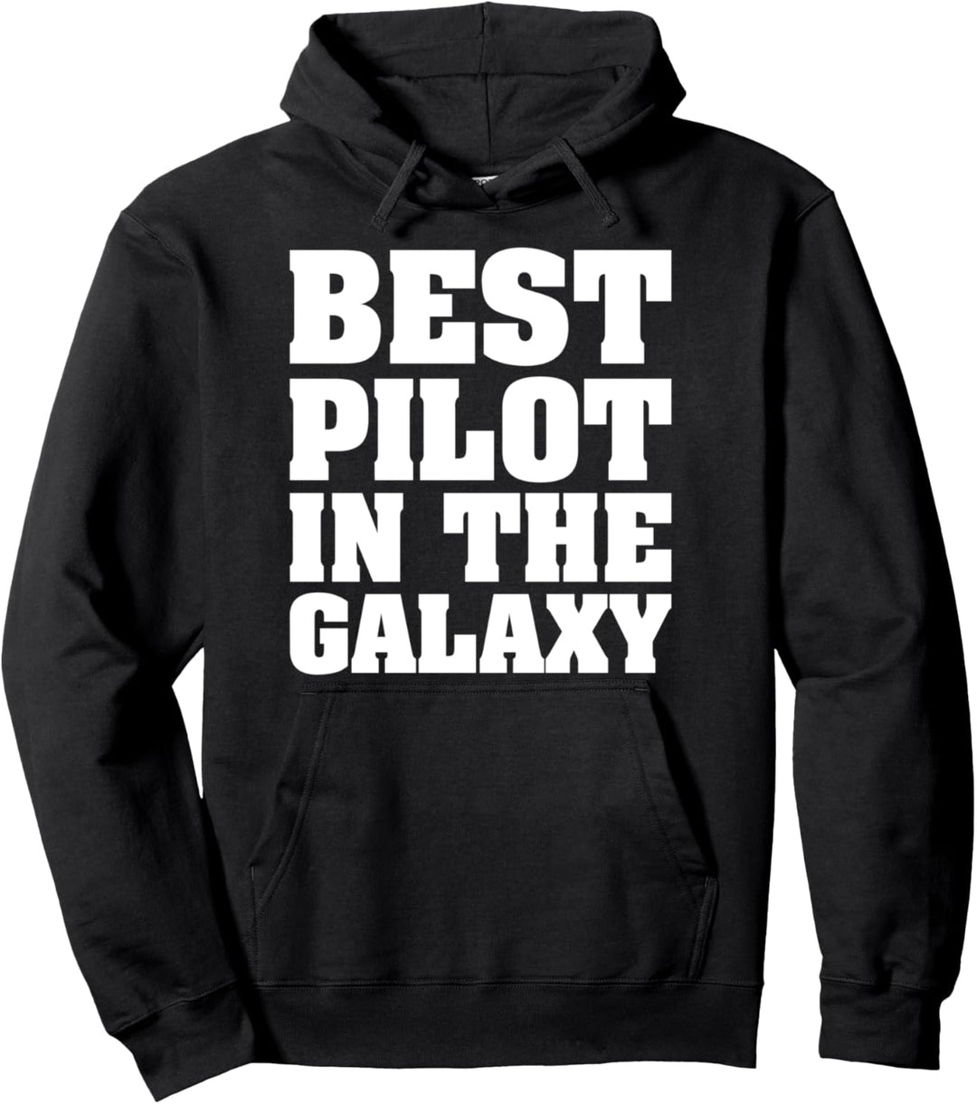 Bester Pilot in der Galaxie cooles Flugzeugdesign Pullover Hoodie