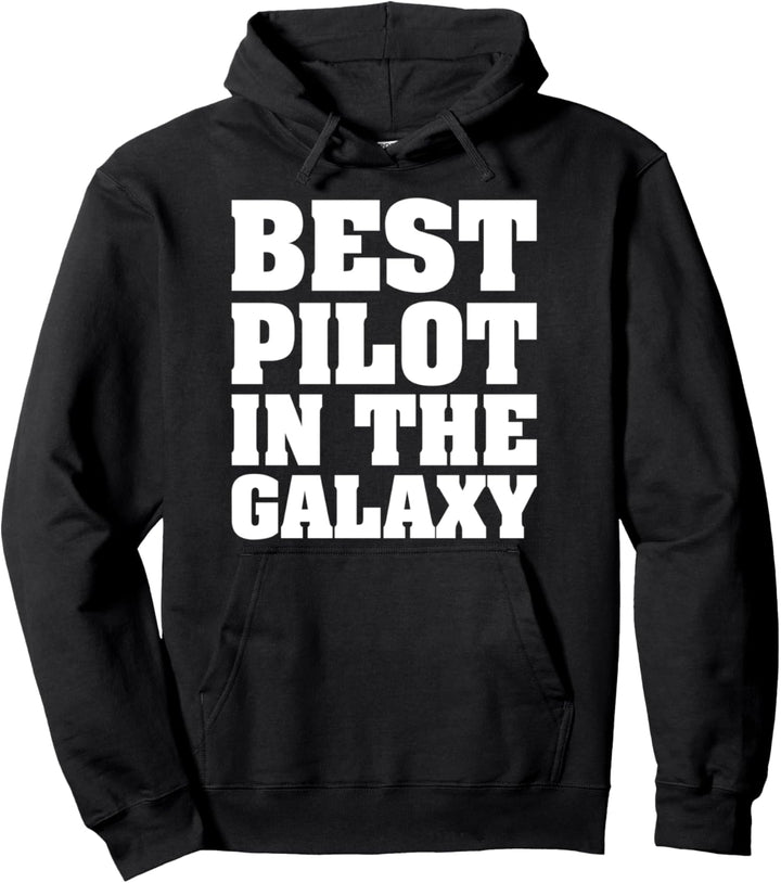 Bester Pilot in der Galaxie cooles Flugzeugdesign Pullover Hoodie