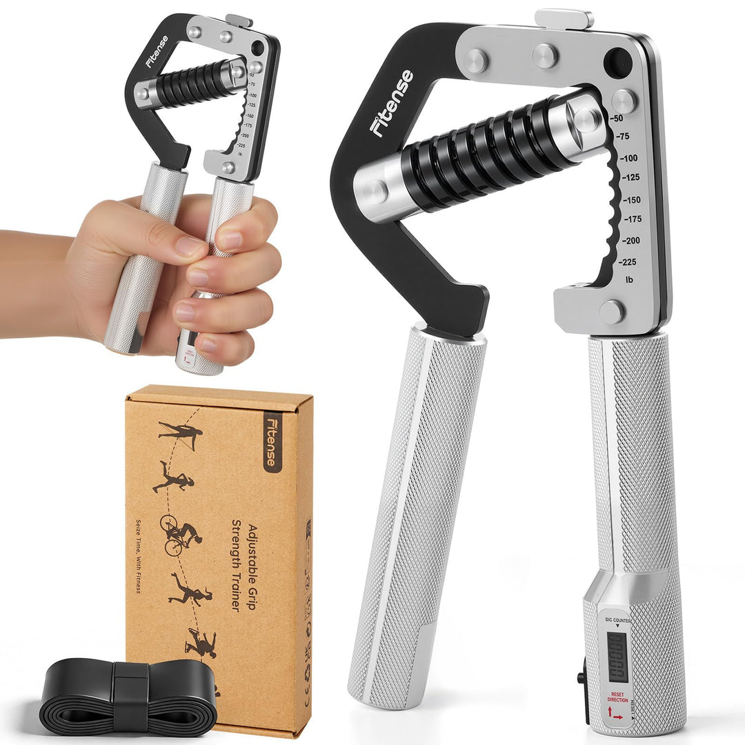 Handtrainer Fingertrainer, Grip Griffkrafttrainer(50-225LB), Griffkraft Trainer Trainer für Handgele