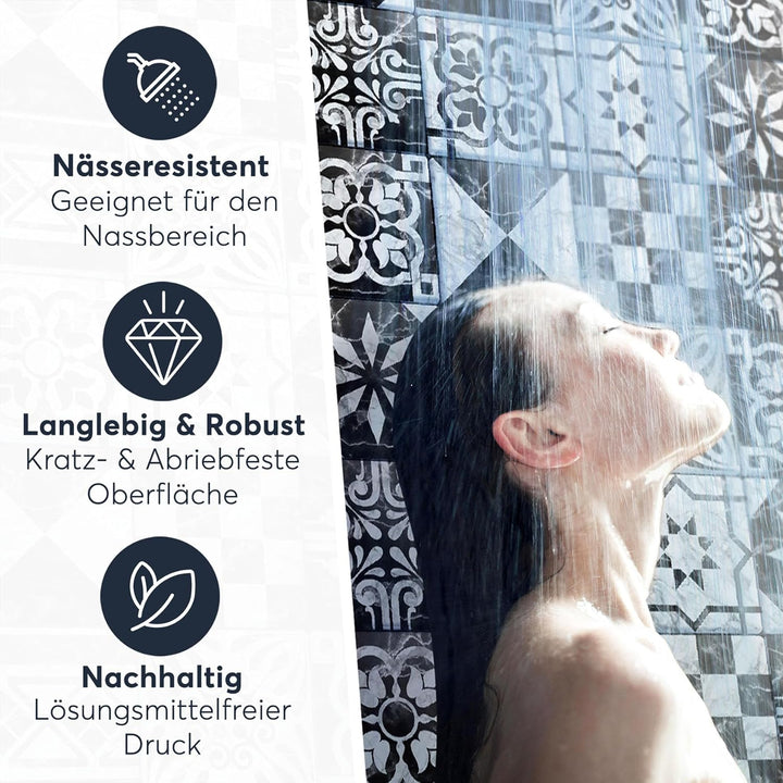 Fliesenfolie Klebefolie Fliesen Fliesendekor Mosaikfliesen I Fliesen Aufkleber Folie Sticker für Küc