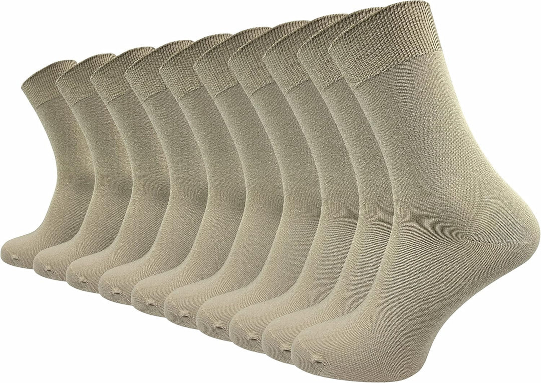 GAWILO Socken aus 100% Baumwolle (10 Paar) | Ohne drückende Naht, mit venenfreundlichem Komfortbund