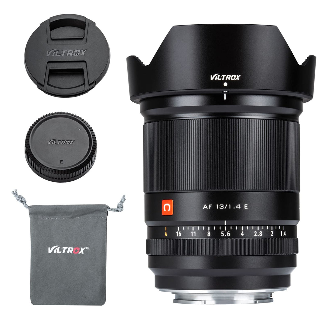 VILTROX 13mm f/1.4 F1.4 E Mount Objektiv, Ultraweitwinkel APS-C AF Prime Objektiv für Sony E-Mount s