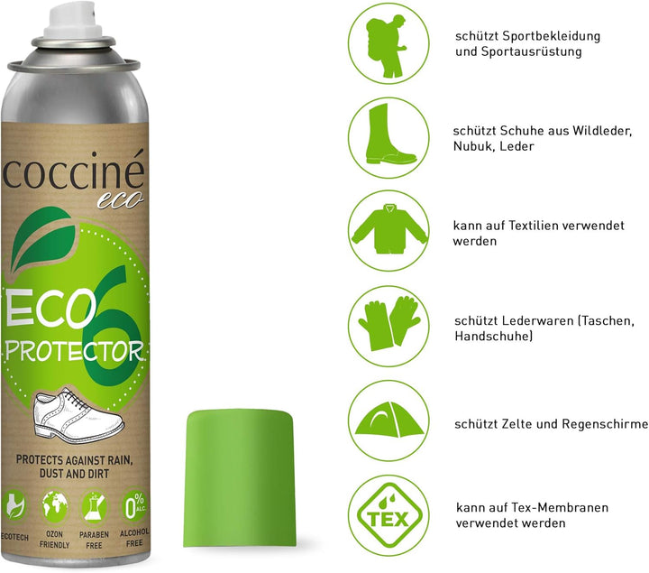 Coccine - Wildleder Pflege + Imprägnierspray Schuhe Set, Nubukleder Pflege, Impregnierungsspray Schu