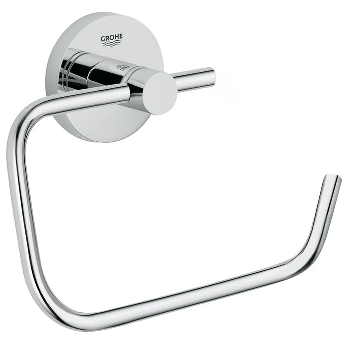 GROHE Essentials - WC-Papierhalter (Material: Metall, verdeckte Befestigung, zum bohren oder kleben)