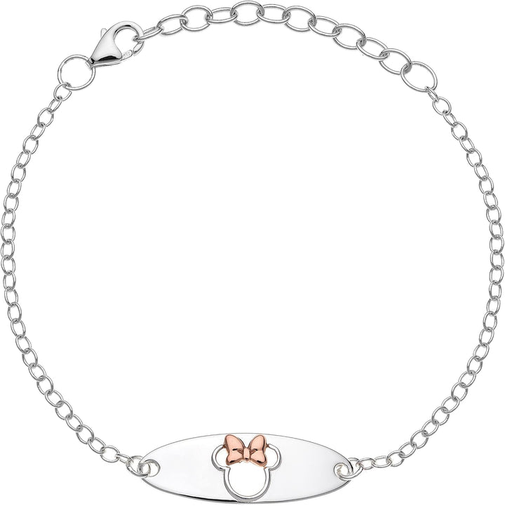Disney-Armband aus Silber mit einer zentralen Figur, die Minnie darstellt Minnie-Teller, Minnie-Tell