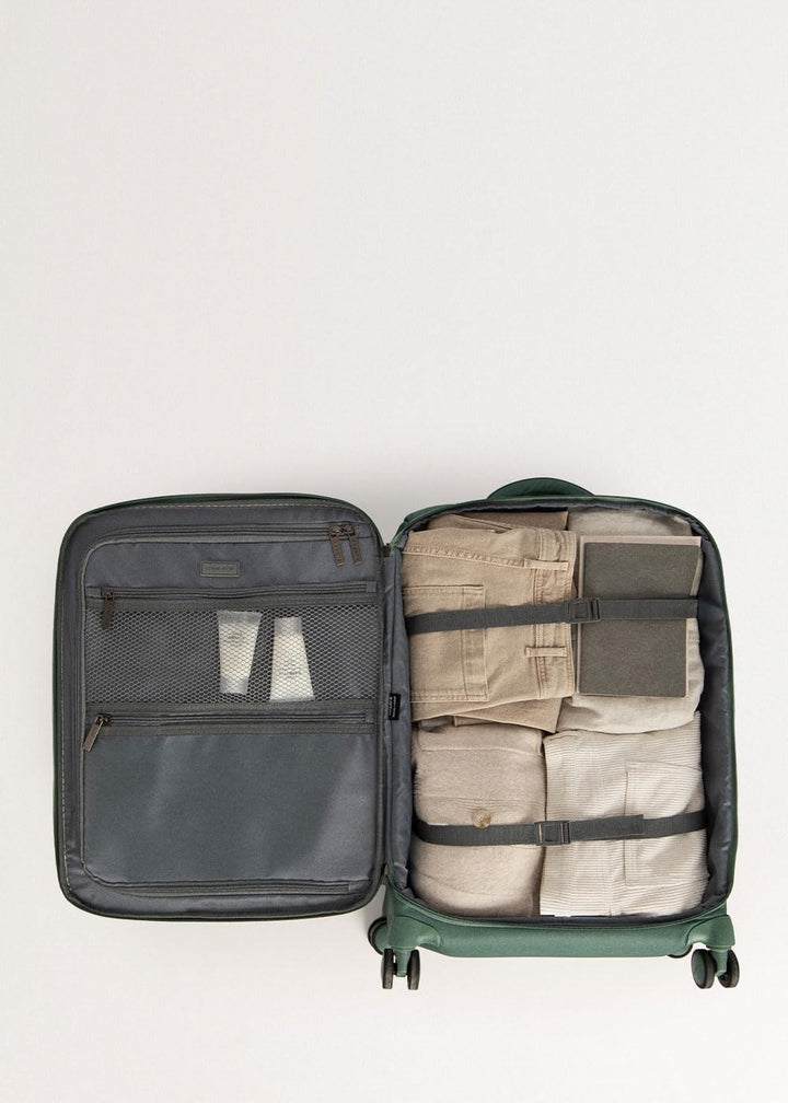 CREATE / Luggage Studio Soft/Polyester Soft Koffer Salbeigrün / 47x25.5x65cm / TSA Vorhängeschloss,