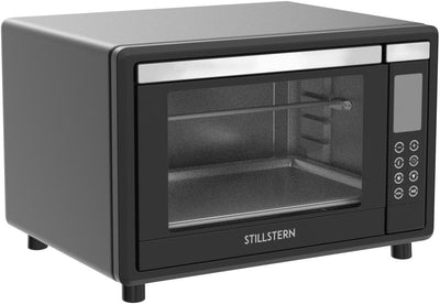 Stillstern Minibackofen mit Umluft (35L) Deutsche Version, 13 Programme, Zubehör: Backblech, Drehspi