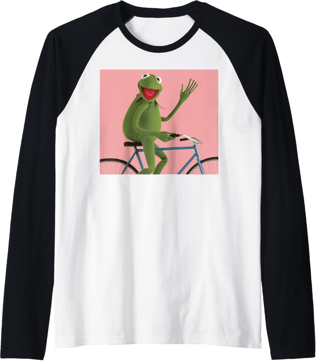 Disney The Muppets Kermit The Frog Radfahrt Raglan