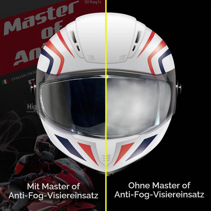 XII WY Motorrad Helm Antibeschlag Folie, Motorradhelm-Visier, Universal-Visierschutz, Aufkleber 9.5c