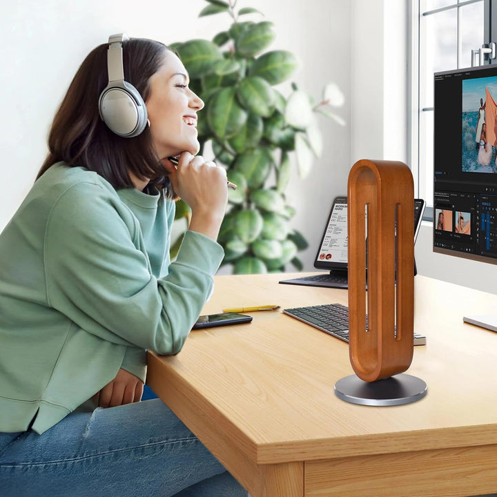 Universal Kopfhörerständer aus Holz - Stylischer Halter für Gaming Headset & On Ear Kopfhörer,Headph