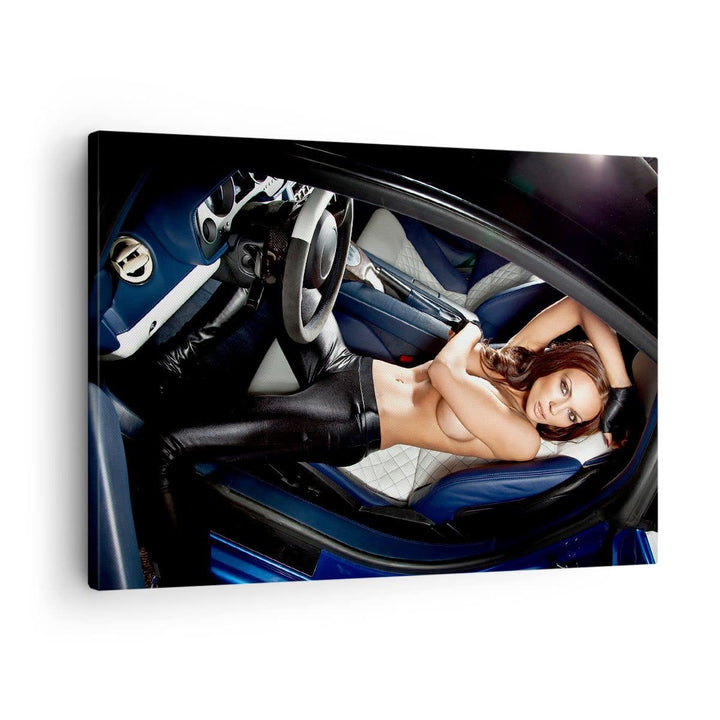 Bilder auf Leinwand Schönheit Körper Auto Modell Leinwandbild 70x50cm Wandbilder Dekoration Wohnzimm