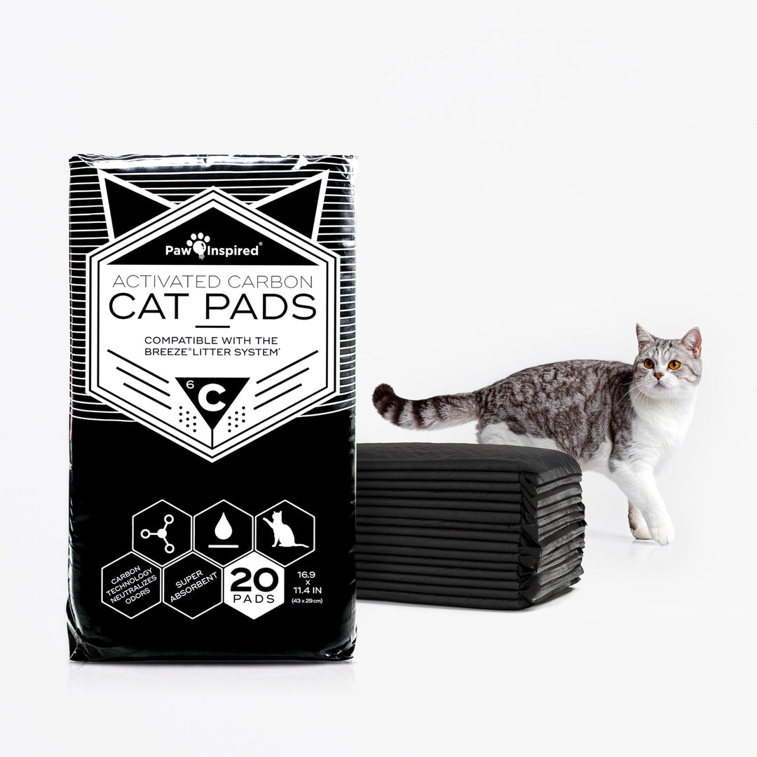 Paw Inspired Peritas Katzenunterlage, Kohlenstoffaktiviert, 20 Stück Carbon 20 Count, Carbon 20 Coun