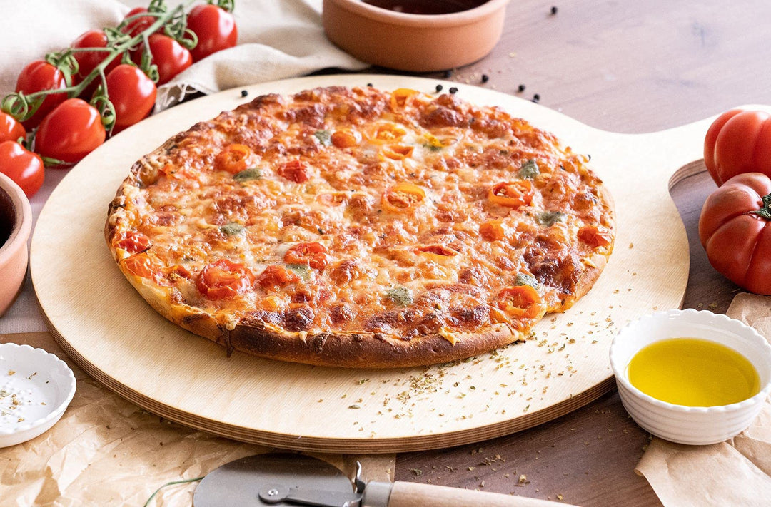 Die Schreiner - Christoph Siegel Pizzabrett - formschön & praktisch - Rund in verschiedenen Grössen