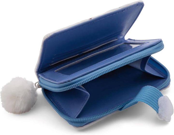 NICI Geldbeutel MOLANG mit Regenbogenblume 12x9,5cm weiss - Brieftasche Mädchen Geldbörse Münze Reis