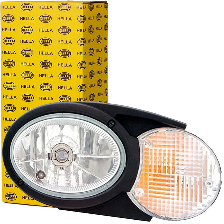 HELLA - Halogen-Hauptscheinwerfer - Combi 120 - 12/24V - 1EB 996 167-041 mit 12V Glühlampen und 2 Be
