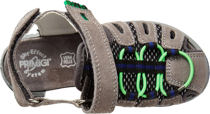 PRIMIGI Unisex Kinder Ptv 18900Sandale 30 EU Gri Nero Arg, 30 EU Gri Nero Arg
