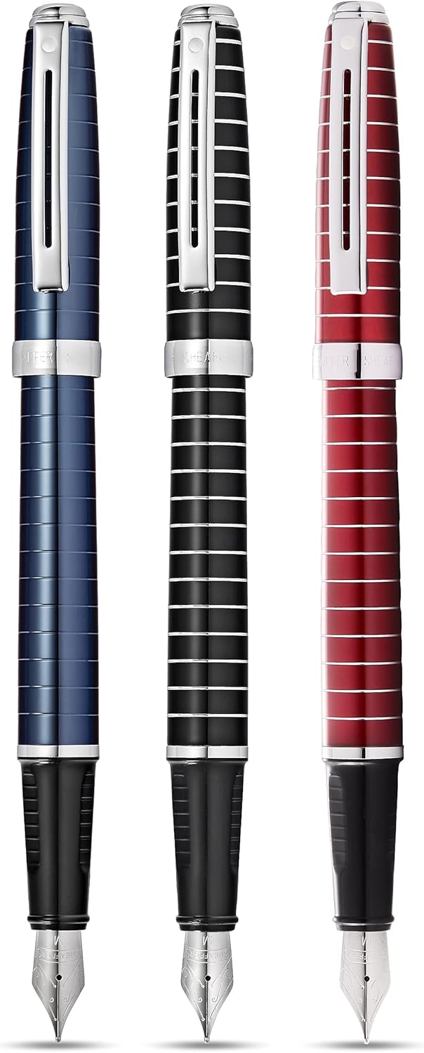 Sheaffer Prelude Füllhalter (Federstärke F=Fein) Kobaltblau-Lack Blau Lack Fein, Blau Lack Fein