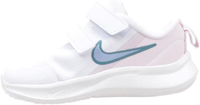 Nike Jungen Star Runner 3 Sneaker 28.5 EU Weiss Kobalt Bliss Pearl Pink, 28.5 EU Wei&#xDF; Kobalt Bl