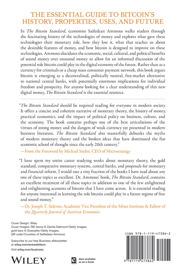 The Bitcoin Standard: The Decentralized Alternative to Central Banking, Gebundenes Buch