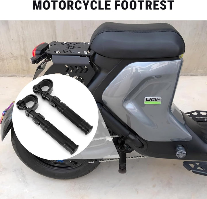 Candeon 1 Paar Motorrad Fussrasten Motorrad Pedale, Motorrad Fussstütze Universal CNC Fussraste Moto