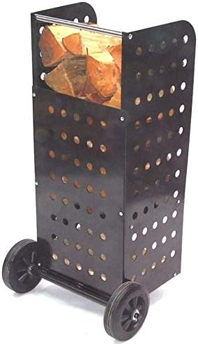 Kaminholzwagen Kaminholzkorb XL Holzwagen Holzkorb Holz Kaminkorb Brennholz