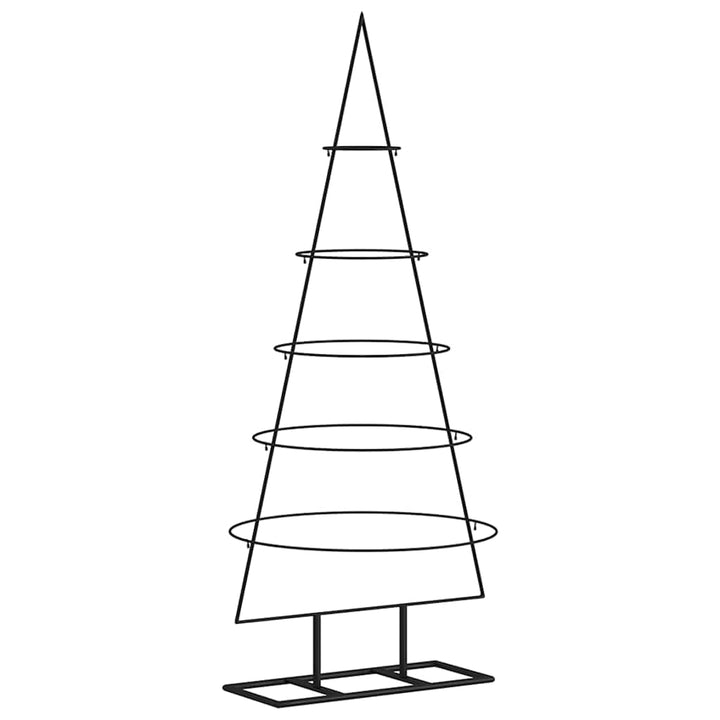 vidaXL Metall Weihnachtsbaum für Dekorationen, Christbaum mit 5 Ebenen, Platzsparend DIY Dekoration,