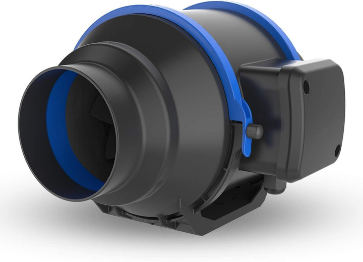 HG Power Rohrventilator 100mm, Abluftventilator Leise Rohrlüfter für Küchen Badezimmer Garage Wachst