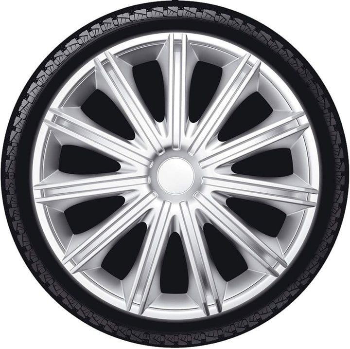 AUTO-STYLE Satz Radzierblenden Nero 16-Zoll Silber Silber 16-Zoll, Silber 16-Zoll