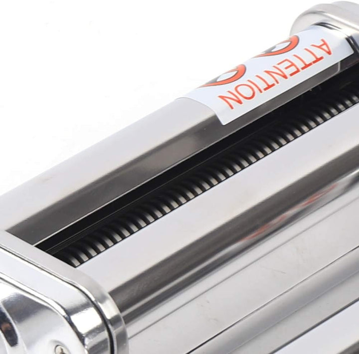 Pastaaufsatz Nudelaufsatz Küchenmaschine Mixer Edelstahl Zubehör 8 Variable Dickeneinstellungen für