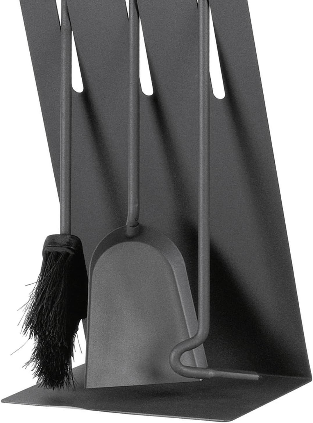 raik R1007 Raik Kaminbesteck Gustav, 3-teilig, Anthrazit, Holzgriffe,