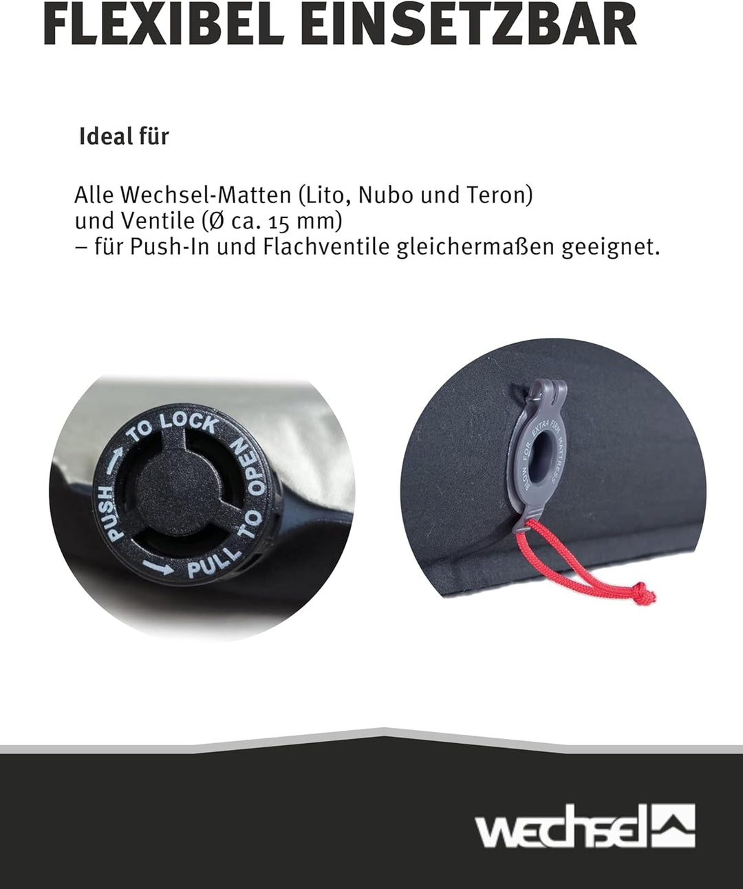 Wechsel Tents Pump/Dry Bag - Pumpsack zum Aufpumpen von Isomatten und Wasserdichter Packsack