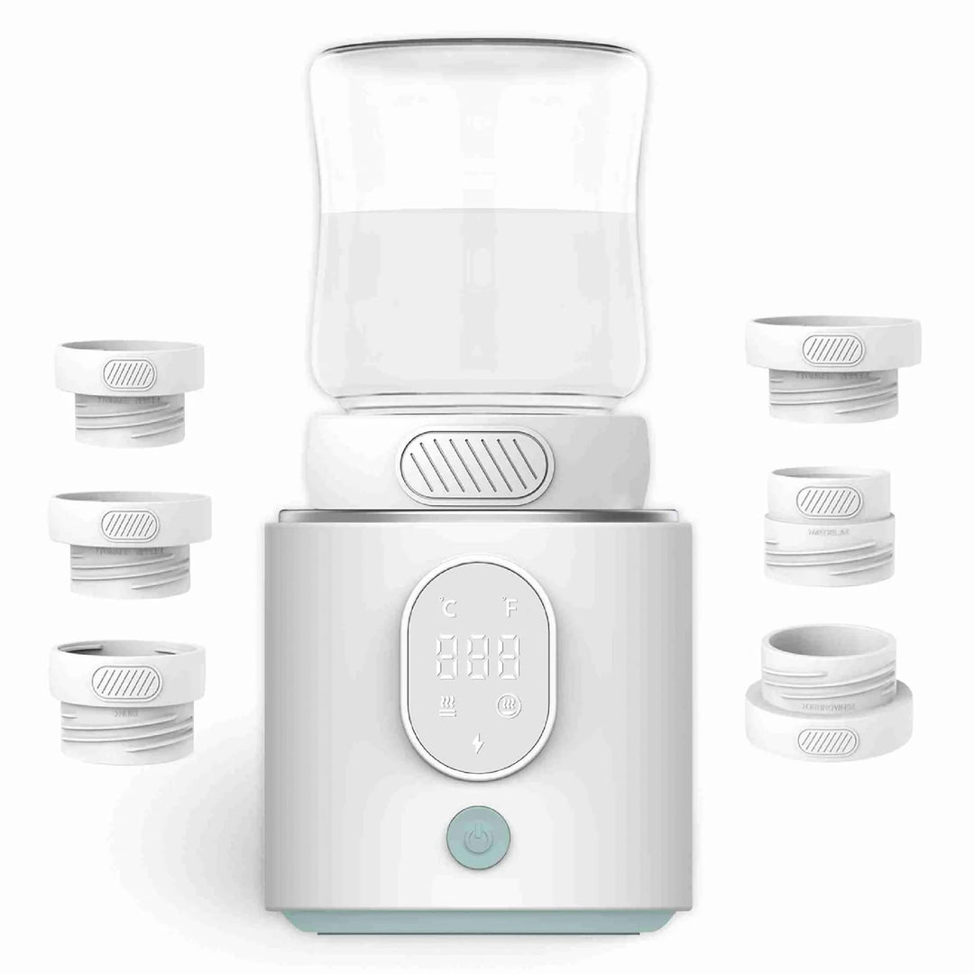 Numsy NutriWarm Portable Bottle Warmer – Wireless Baby Bottle Warmer, USB-C Rechargeable, Fast 3–4 M