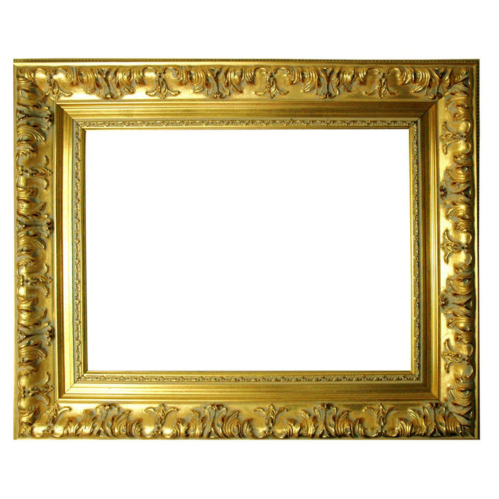 Barockrahmen Gold fein verziert 979 ORO, 50x70 cm Leerrahmen, 50x70 cm Leerrahmen