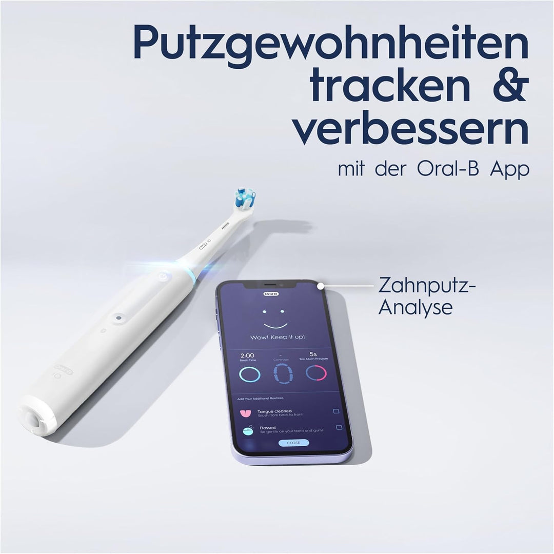 Oral-B iO Series 4 Elektrische Zahnbürste/Electric Toothbrush, 4 Putzmodi für Zahnpflege, Valentinst